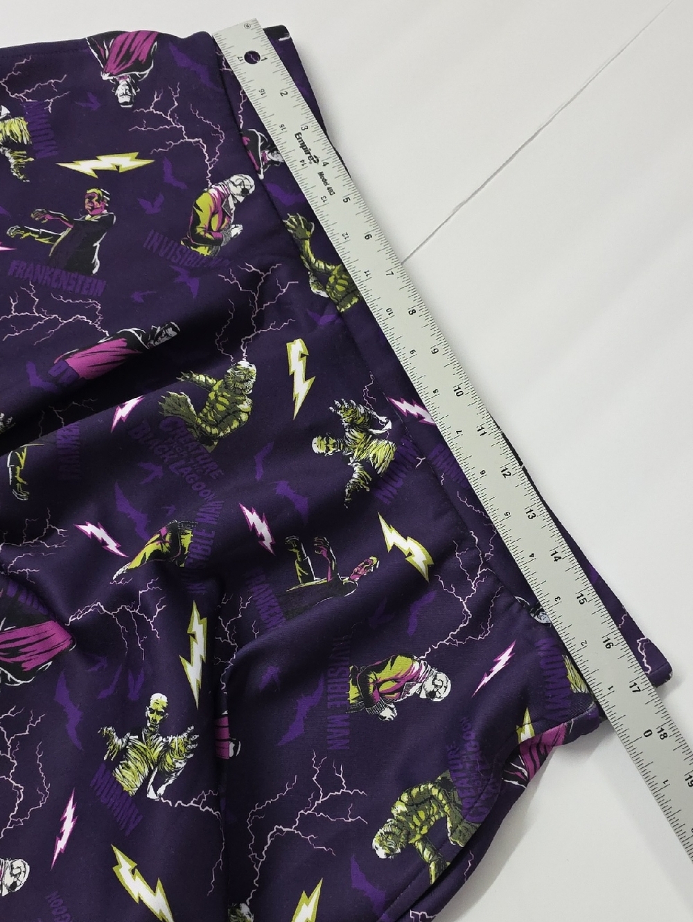 Torrid Classic Universal Monsters Purple Circle Skater Skirt Pockets - Picture 4 of 8